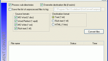 ABA Document Convert screenshot