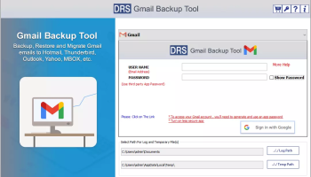 CM Gmail Backup Tool screenshot