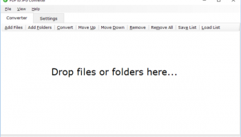 PDF to JPG Converter screenshot