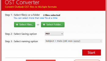 OST to PST Converter screenshot