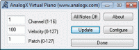 AnalogX Virtual Piano screenshot