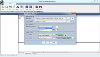 OST File Recovery Tool screenshot