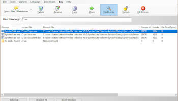 File Unlocker screenshot