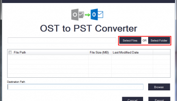 SysBud OST to PST Converter screenshot