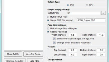 JPEG to PDF screenshot
