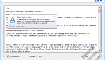 Hetman Word Recovery screenshot