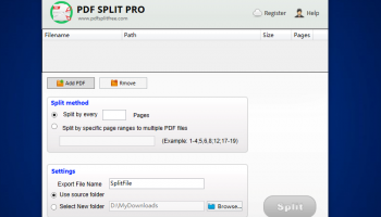 PDF Split Pro screenshot