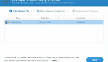 7thShare iTunes Backup Unlocker Pro screenshot