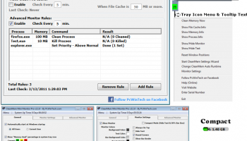 Portable CleanMem screenshot