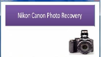 Nikon Canon Photo Recovery Tool screenshot