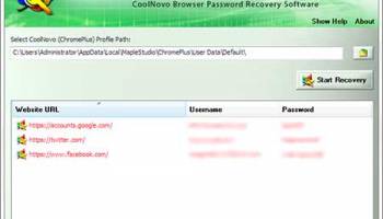 CoolNovo Password Decryptor screenshot