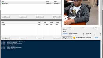 BroadCam Video Streaming Server Pro screenshot
