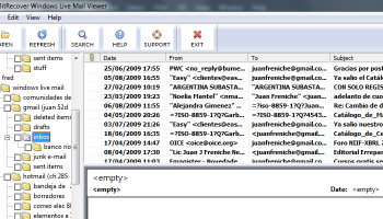 Windows Live Mail EML Viewer screenshot