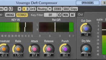 Voxengo Deft Compressor screenshot