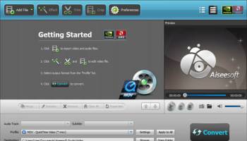 Aiseesoft MOV Converter screenshot