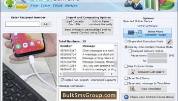Online Bulk SMS Software screenshot