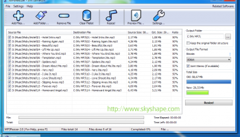 MP3Resizer screenshot