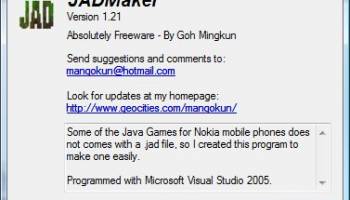 JADMaker screenshot