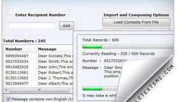 Text SMS Software screenshot