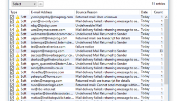 eMail Bounce Handler screenshot