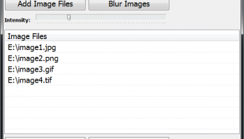 Blur Multiple Images screenshot