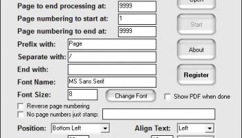 PDF Page Number screenshot
