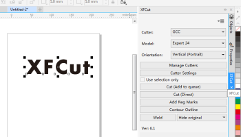 XFCut for Windows screenshot