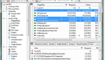 Web Log Explorer Lite screenshot