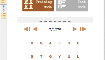 Metamorphosec English Word Guess Game screenshot