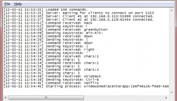 MCE Controller screenshot