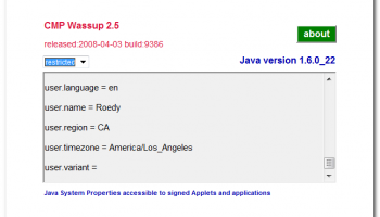 CMP Wassup screenshot