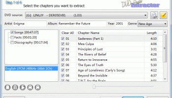 DVD Audio Extractor screenshot