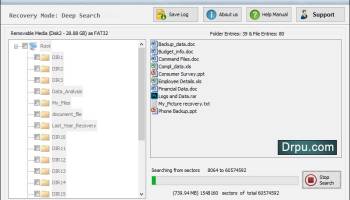 Data Restore Software for USB Drive screenshot
