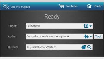 ThunderSoft Screen Recorder Free Edition screenshot
