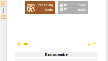 Metamorphosec German Word Scramble screenshot