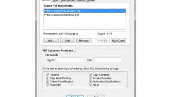 PDFTK Builder Portable screenshot