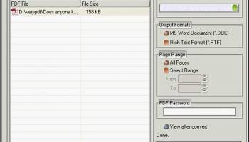 Image PDF Text Recognizer screenshot