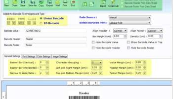 Barcode Label Software screenshot