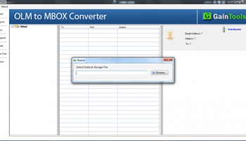 Gaintools OLM to MBOX Converter screenshot
