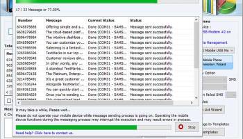 Multi Mobile Bulk SMS Software screenshot