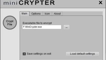 Mini Crypter screenshot
