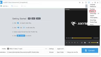 AnyMP4 Video Enhancement screenshot