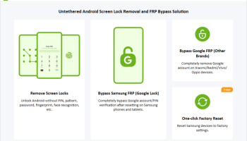 iToolab UnlockGo (Android) screenshot
