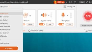 Aiseesoft Screen Recorder screenshot