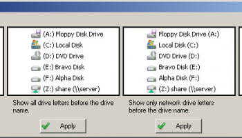 Drive Letters Tool screenshot