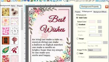 Greeting Card Designer Tool screenshot