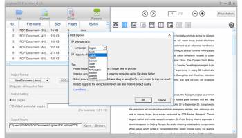 Lighten PDF to Word OCR screenshot