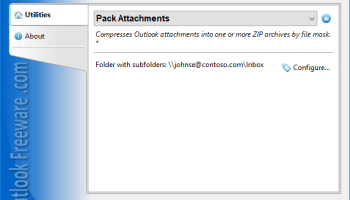 Pack Attachments for Outlook screenshot