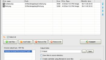 Okdo Png to Pdf Converter screenshot