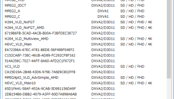 DXVA Checker screenshot